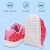 image:imageToddler Shoes Lightweight Tennis Walking for Boys Girls Sneakers  ComfortableSturdy for Kids Cute Slip on Gym Breathable Slip Resistant Washable School shoesRose Pink