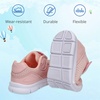 image:imageToddler Shoes Lightweight Tennis Walking for Boys Girls Sneakers  ComfortableSturdy for Kids Cute Slip on Gym Breathable Slip Resistant Washable School shoesPink