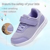 image:imageToddler Shoes Lightweight Tennis Walking for Boys Girls Sneakers  ComfortableSturdy for Kids Cute Slip on Gym Breathable Slip Resistant Washable School shoesPurple