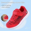 image:imageToddler Shoes Lightweight Tennis Walking for Boys Girls Sneakers  ComfortableSturdy for Kids Cute Slip on Gym Breathable Slip Resistant Washable School shoesRed Print
