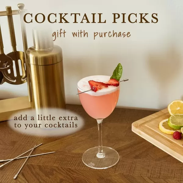 imageMargarita Glasses Set of 4 12 oz Modern Bar Glass for Martini Frozen Daiquiri Tropical Summer Parties  Classic Coupe Cocktail Drinkware Great Gift for Mixologists Hand Blown CrystalNick  Nora 6oz  Set of 4