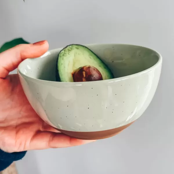 imageMora Ceramic Artisan Matte Small Dessert Bowls  16oz Set of 6  Microwave Oven and Dishwasher Safe For Rice Ice Cream Soup Snacks Cereal Chili Side Dishes etc  Microwavable Kitchen BowlAssorted Neutrals