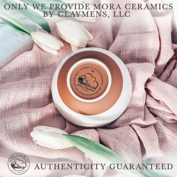 imageMora Ceramic Artisan Matte Small Dessert Bowls  16oz Set of 6  Microwave Oven and Dishwasher Safe For Rice Ice Cream Soup Snacks Cereal Chili Side Dishes etc  Microwavable Kitchen BowlVanilla White