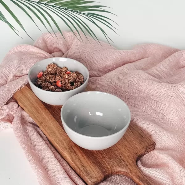 imageMora Ceramic Artisan Matte Small Dessert Bowls  16oz Set of 6  Microwave Oven and Dishwasher Safe For Rice Ice Cream Soup Snacks Cereal Chili Side Dishes etc  Microwavable Kitchen BowlEarl Grey