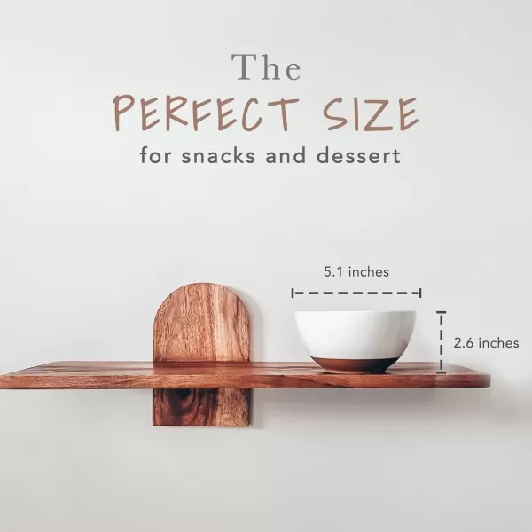 imageMora Ceramic Artisan Matte Small Dessert Bowls  16oz Set of 6  Microwave Oven and Dishwasher Safe For Rice Ice Cream Soup Snacks Cereal Chili Side Dishes etc  Microwavable Kitchen BowlAssorted Neutrals