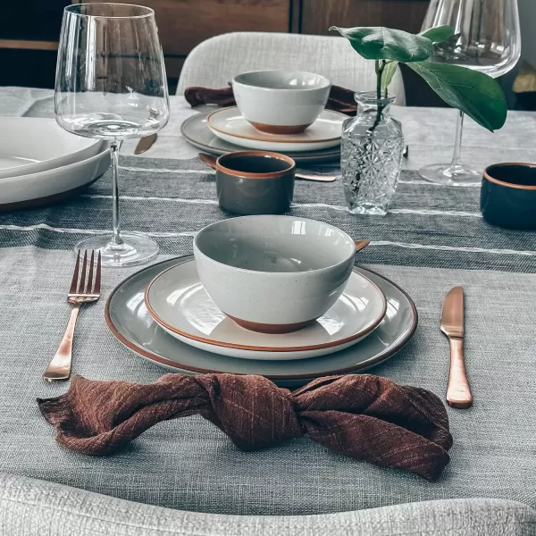 imageMora Ceramic Artisan Matte Small Dessert Bowls  16oz Set of 6  Microwave Oven and Dishwasher Safe For Rice Ice Cream Soup Snacks Cereal Chili Side Dishes etc  Microwavable Kitchen BowlEarl Grey