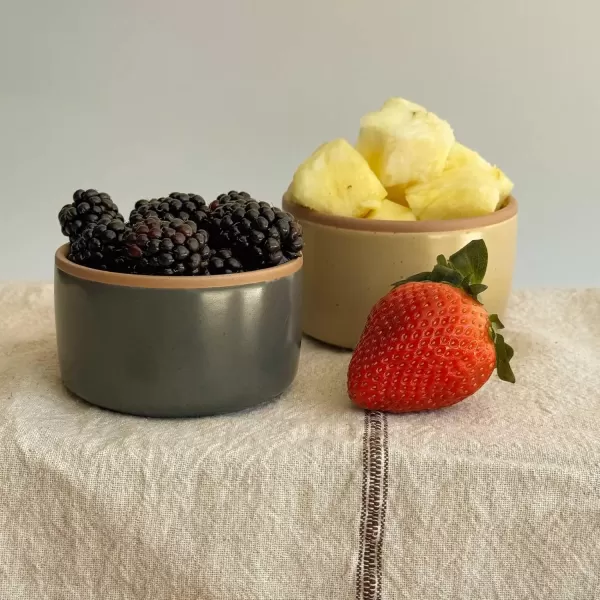 imageMora Ceramic Ramekins  8oz Set of 6  Small Oven Safe Baking DishesCups  For Personal Pudding Creme Brulee Souffle Serving Dip Custard Ice Cream  Single Mini Bowls  Artisan ColorsArtisan Colors