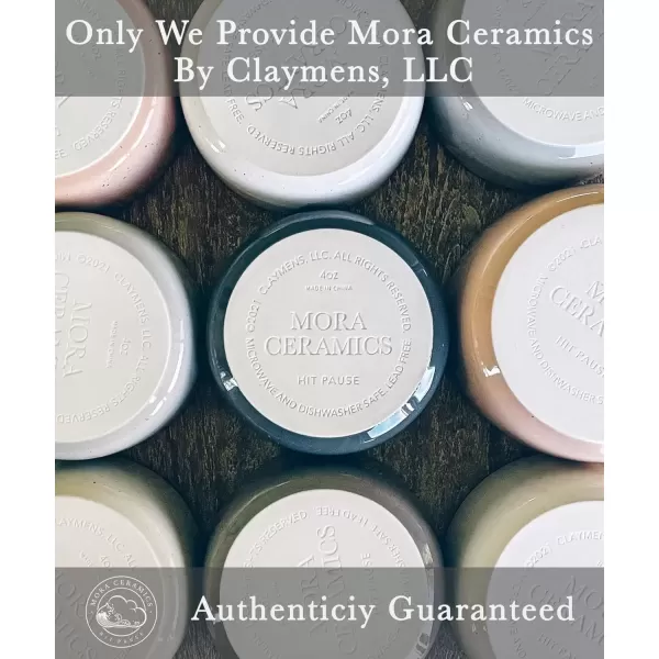 imageMora Ceramic Ramekins  8oz Set of 6  Small Oven Safe Baking DishesCups  For Personal Pudding Creme Brulee Souffle Serving Dip Custard Ice Cream  Single Mini Bowls  Artisan ColorsAssorted Neutrals