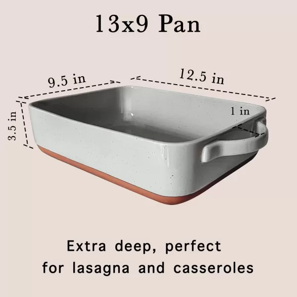 imageMora 7x11in ampamp Loaf Baking Dishes  Porcelain Casserole ampamp Bakeware OventoTable Freezer Safe  Set of 2 WhiteEarl Grey