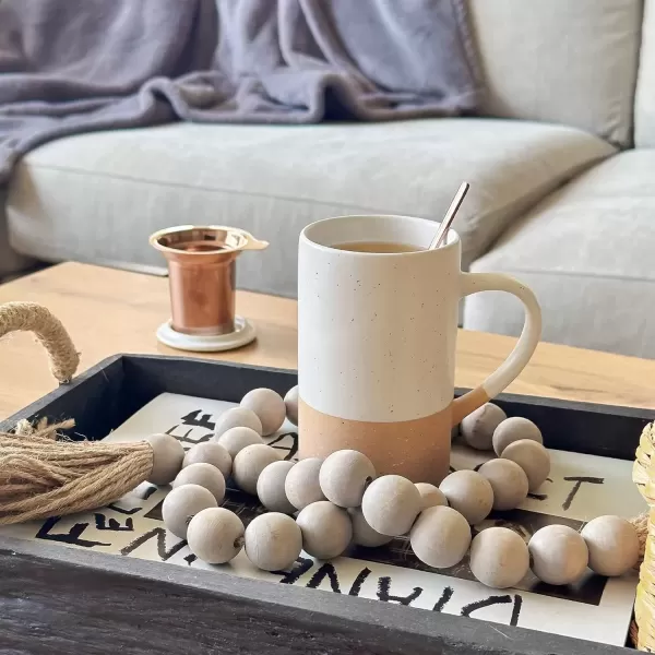 imageMora Ceramics Tea Cup with Loose Leaf Infuser Spoon and Lid 12 oz Microwave and Dishwasher Safe Coffee Mug  Rustic Matte Ceramic Glaze Modern Herbal Tea Strainer  Great Gift for Women GarnetPetro