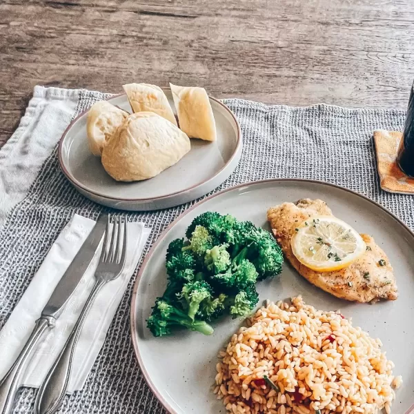 imageMora Ceramics Modern Bundle  Dinner Plates Salad Plates Cereal Bowls Pasta Bowls Latte Mugs  Earl Grey  Microwave Oven and Dishwasher Safe Scratch Resistant