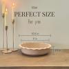 image:imageMORA Ceramic Pie Pan for Baking  9 inch  Deep and Fluted Pie Dish for Old Fashion Apple Pie Quiche Pot Pies Tart etc  Modern Farmhouse Style Porcelain Ceramic Pie Plate  TerracottaChai