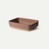 image:imageMora Ceramic Set of 2 Baking Dishes For Casserole Banana Bread Brownies Broiling Roasting and Baking 7x11 in and Loaf Pans  Porcelain Serving Bakeware from Oven to Table Freezer Safe  PeppercornTeracotta