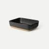 image:imageMora Ceramic Set of 2 Baking Dishes For Casserole Banana Bread Brownies Broiling Roasting and Baking 7x11 in and Loaf Pans  Porcelain Serving Bakeware from Oven to Table Freezer Safe  PeppercornLiquorice
