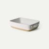 image:imageMora Ceramic Set of 2 Baking Dishes For Casserole Banana Bread Brownies Broiling Roasting and Baking 7x11 in and Loaf Pans  Porcelain Serving Bakeware from Oven to Table Freezer Safe  PeppercornOat