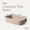 image:imageMora Ceramic Set of 2 Baking Dishes For Casserole Banana Bread Brownies Broiling Roasting and Baking 7x11 in and Loaf Pans  Porcelain Serving Bakeware from Oven to Table Freezer Safe  PeppercornMushroom