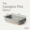 image:imageMora Ceramic Set of 2 Baking Dishes For Casserole Banana Bread Brownies Broiling Roasting and Baking 7x11 in and Loaf Pans  Porcelain Serving Bakeware from Oven to Table Freezer Safe  PeppercornPeppercorn