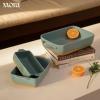 image:imageMora Ceramic Set of 2 Baking Dishes For Casserole Banana Bread Brownies Broiling Roasting and Baking 7x11 in and Loaf Pans  Porcelain Serving Bakeware from Oven to Table Freezer Safe  PeppercornIris