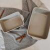 image:imageMora Ceramic Set of 2 Baking Dishes For Casserole Banana Bread Brownies Broiling Roasting and Baking 7x11 in and Loaf Pans  Porcelain Serving Bakeware from Oven to Table Freezer Safe  PeppercornEarl Grey