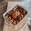 image:imageMora Ceramic Set of 2 Baking Dishes For Casserole Banana Bread Brownies Broiling Roasting and Baking 7x11 in and Loaf Pans  Porcelain Serving Bakeware from Oven to Table Freezer Safe  PeppercornEarl Grey