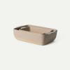 image:imageMora Ceramic Set of 2 Baking Dishes For Casserole Banana Bread Brownies Broiling Roasting and Baking 7x11 in and Loaf Pans  Porcelain Serving Bakeware from Oven to Table Freezer Safe  PeppercornMushroom