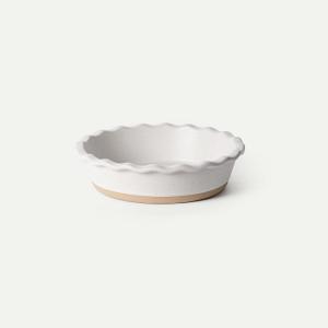 image:imageMORA Ceramic Pie Pan for Baking  9 inch  Deep and Fluted Pie Dish for Old Fashion Apple Pie Quiche Pot Pies Tart etc  Modern Farmhouse Style Porcelain Ceramic Pie Plate  TerracottaOat
