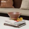 image:imageMORA Ceramic Ramen Bowl Set of 2 45oz  Great for Pho Miso Udon Soup Instant Noodles Serving Thai or Asian Food  Microwave Safe Large Japanese Noodle Bowls Modern Kitchen  MushroomTeracotta
