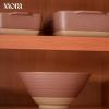 image:imageMORA Ceramic Ramen Bowl Set of 2 45oz  Great for Pho Miso Udon Soup Instant Noodles Serving Thai or Asian Food  Microwave Safe Large Japanese Noodle Bowls Modern Kitchen  MushroomTeracotta