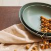 image:imageMORA Jumbo and Large Serving Dishes Set of 2 13 inch and 12 inch Ceramic Pottery Oval Platters  Microwave Oven and Dishwasher Safe  Thyme amp MushroomIris  Merrigold