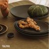 image:imageMORA Jumbo and Large Serving Dishes Set of 2 13 inch and 12 inch Ceramic Pottery Oval Platters  Microwave Oven and Dishwasher Safe  Thyme amp MushroomLiquorice