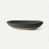 image:imageMORA Jumbo and Large Serving Dishes Set of 2 13 inch and 12 inch Ceramic Pottery Oval Platters  Microwave Oven and Dishwasher Safe  Thyme amp MushroomLiquorice