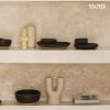 image:imageMORA Large Plates Set of 4 105 inch Ceramic Pottery Dinner Plates  Microwave Oven and Dishwasher Safe  IrisLiquorice