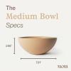 image:imageMORA Medium Bowls Set of 4 28oz Ceramic Pottery Everyday Bowls  Microwave Oven and Dishwasher Safe  PeppercornMerrigold