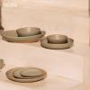image:imageMORA Medium Bowls Set of 4 28oz Ceramic Pottery Everyday Bowls  Microwave Oven and Dishwasher Safe  PeppercornPeppercorn