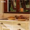 image:imageMORA Medium Dishes Set of 4 30oz Ceramic Pottery Pasta PlateWide Bowls  Microwave Oven and Dishwasher Safe  LiquoriceMerrigold