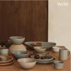 image:imageMORA Medium Dishes Set of 4 30oz Ceramic Pottery Pasta PlateWide Bowls  Microwave Oven and Dishwasher Safe  LiquoriceThyme