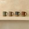 image:imageMORA Medium Mugs Set of 4 16oz Ceramic Pottery Latte MugsCoffee Cups  Microwave and Dishwasher Safe  HarvestHarvest
