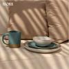 image:imageMORA Medium Mugs Set of 4 16oz Ceramic Pottery Latte MugsCoffee Cups  Microwave and Dishwasher Safe  HarvestIris
