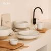 image:imageMORA Medium Mugs Set of 4 16oz Ceramic Pottery Latte MugsCoffee Cups  Microwave and Dishwasher Safe  HarvestOat