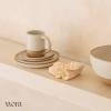 image:imageMORA Medium Mugs Set of 4 16oz Ceramic Pottery Latte MugsCoffee Cups  Microwave and Dishwasher Safe  HarvestOat