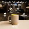image:imageMORA Medium Mugs Set of 4 16oz Ceramic Pottery Latte MugsCoffee Cups  Microwave and Dishwasher Safe  HarvestThyme