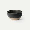 image:imageMORA Mega and Giant Bowls Set of 2 55 and 35 Qt Ceramic Pottery Mixing Bowls  Microwave and Dishwasher Safe  Mushroom amp ThymeLiquorice