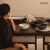 image:imageMORA Mega and Giant Bowls Set of 2 55 and 35 Qt Ceramic Pottery Mixing Bowls  Microwave and Dishwasher Safe  Mushroom amp ThymeLiquorice
