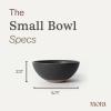 image:imageMORA Small Bowls Set of 4 16oz Ceramic Pottery Dessert Bowls  Microwave Oven and Dishwasher Safe  ThymeLiquorice