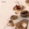 image:imageMORA Small Bowls Set of 4 16oz Ceramic Pottery Dessert Bowls  Microwave Oven and Dishwasher Safe  ThymeMushroom