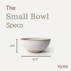 image:imageMORA Small Bowls Set of 4 16oz Ceramic Pottery Dessert Bowls  Microwave Oven and Dishwasher Safe  ThymeOat