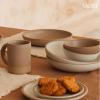 image:imageMORA Small Bowls Set of 4 16oz Ceramic Pottery Dessert Bowls  Microwave Oven and Dishwasher Safe  ThymeOat