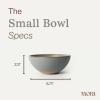 image:imageMORA Small Bowls Set of 4 16oz Ceramic Pottery Dessert Bowls  Microwave Oven and Dishwasher Safe  ThymePeppercorn