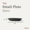 image:imageMORA Small Plates Set of 4 65 inch Ceramic Pottery Dessert Plates  Microwave Oven and Dishwasher Safe  LiquoriceLiquorice