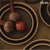 image:imageMORA Small Plates Set of 4 65 inch Ceramic Pottery Dessert Plates  Microwave Oven and Dishwasher Safe  LiquoriceLiquorice